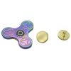 Rainbow Tri-Spinner Fidget Gyro Toy Ceramic EDC Autism Hand Spinner Desk Focus