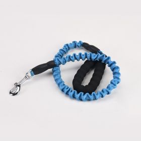 Dog Hand Holding Rope Walking Dog Lengthened Dog Leash (Option: Blue-Length 95to135cm)