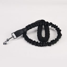 Dog Hand Holding Rope Walking Dog Lengthened Dog Leash (Option: Black-Length 95to135cm)