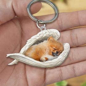 Creative Fashion Cute Dog-shaped Acrylic Keychain (Color: 13style)