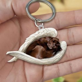 Creative Fashion Cute Dog-shaped Acrylic Keychain (Color: 34Style)