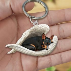 Creative Fashion Cute Dog-shaped Acrylic Keychain (Color: 28Style)