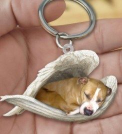 Creative Fashion Cute Dog-shaped Acrylic Keychain (Color: 39Style)