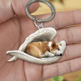 Creative Fashion Cute Dog-shaped Acrylic Keychain (Color: 30Style)