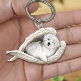 Creative Fashion Cute Dog-shaped Acrylic Keychain (Color: 23style)