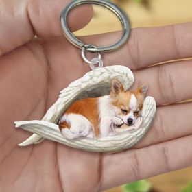 Creative Fashion Cute Dog-shaped Acrylic Keychain (Color: 10style)