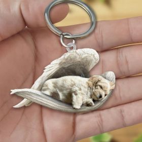 Creative Fashion Cute Dog-shaped Acrylic Keychain (Color: 24style)