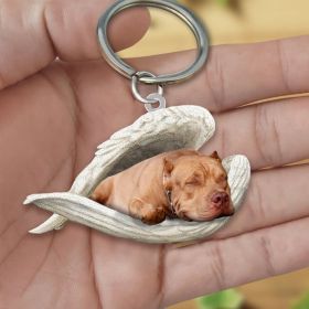 Creative Fashion Cute Dog-shaped Acrylic Keychain (Color: 22style)