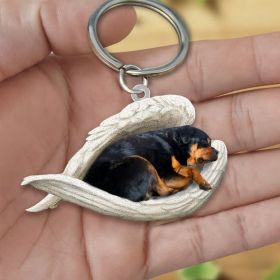 Creative Fashion Cute Dog-shaped Acrylic Keychain (Color: 7style)