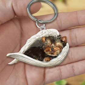 Creative Fashion Cute Dog-shaped Acrylic Keychain (Color: 8style)