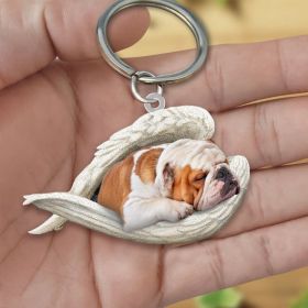 Creative Fashion Cute Dog-shaped Acrylic Keychain (Color: 6style)