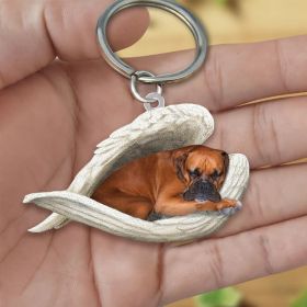 Creative Fashion Cute Dog-shaped Acrylic Keychain (Color: 14style)