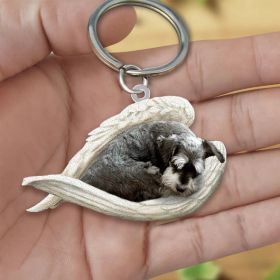 Creative Fashion Cute Dog-shaped Acrylic Keychain (Color: 16style)