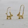 Three-dimensional Schnauzer Dog Ins Niche Earrings