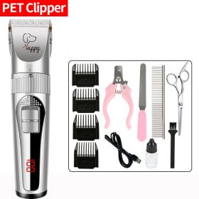 Pet Rechargeable Electric Clipper Hair (Option: LCD Standard A)